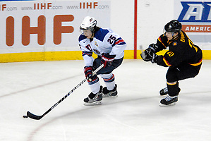 2010 IIHF World U20 Championship - #25 Justin Faulk; Copyright 2010 Angelo Lisuzzo (Angelo Lisuzzo)