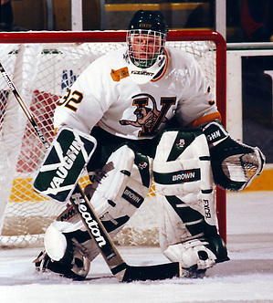 Vermont goaltender Tim Thomas (Vermont Athletics)