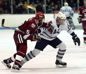 Christopher Higgins posted 72 points in 55 games at Yale from 2001 to 2003 (photo: Yale Athletics).