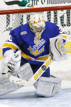 2 Dec 11: Kevin Kapalka (LSSU - 30)  Ohio State beats Lake Superior State at Value City Arena in Columbus, OH. (©Rachel Lewis)