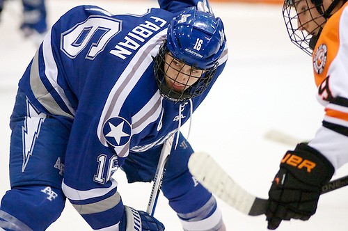 Jason Fabian (16) - Air Force Falcons defeated the RIT Tigers 2-0 in Rochester, NY on November 1, 2013 (Omar Phillips)