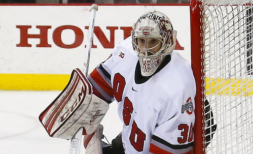 Ohio State vs Penn State men's hockey at the Schottenstein Center on Saturday, February 1, 2014. (Kirk Irwin)