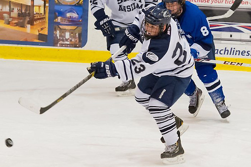 Brendon Kerrigan is leading the offensive charge for St. Anselm as the NE-10 tournament is right around the corner. (Jim Stankiewicz)