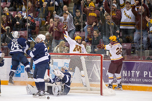 03 Feb 17:  Tyler Sheehy (Minnesota - 22).  The University of Minnesota Golden Gophers host the Penn State Nittany Lions in a B1G matchup at Mariucci Arena in Minneapolis, MN (Jim Rosvold/University of Minnesota)