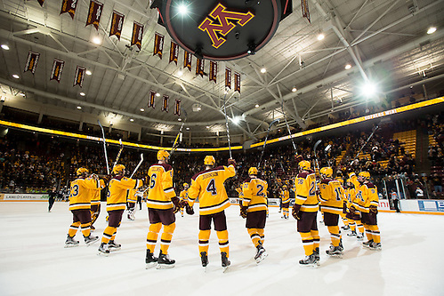 04 Feb 17:  The University of Minnesota Golden Gophers host the Penn State Nittany Lions in a B1G matchup at Mariucci Arena in Minneapolis, MN (Jim Rosvold)