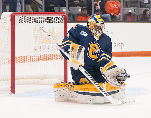 Charles Williams (1 - Canisius) had 45 saves in a 3-1 win at RIT (Omar Phillips)