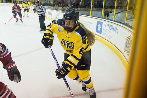 Paige Voight against St. Cloud State on Oct. 2, 2015 (Mike Gridley/Photo: Mike Gridley)