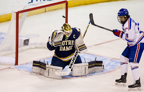 MANCHESTER, NH - MARCH 26: UMass-Lowell plays Notre Dame during the NCAA Division I Men's Ice Hockey Northeast Regional Championship final at the SNHU Arena on March 26, 2017 in Manchester, New Hampshire. (Photo by Richard T Gagnon) (Richard T. Gagnon)