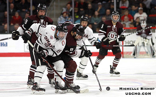 Omaha beat Union 5-3 Saturday night at Baxter Arena. (Photo by Michelle Bishop) (Michelle Bishop)