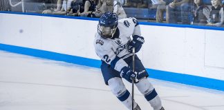 Brady Fleurent of the University of New England (David Bates/Fotografix Studio/University of New England Athletics)