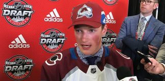 Massachusetts recruit Cale Makar was the fourth overall pick in the 2017 NHL Draft, going to Colorado. (College Hockey Inc.)