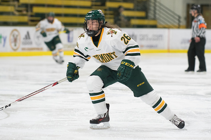 Ève-Audrey Picard of Vermont. Vermont Catamounts at Gutterson Field House on Saturday afternoon October 22, 2016 in Burlington, Vermont. (Brian Jenkins)
