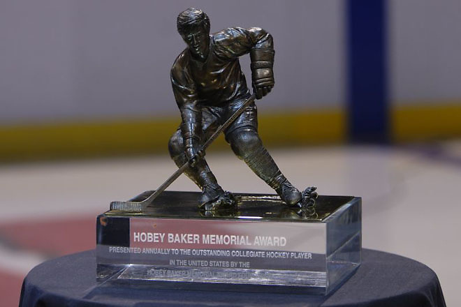 The Hobey Baker Award, photographed in 2006 in Milwaukee. (Jim Rosvold)