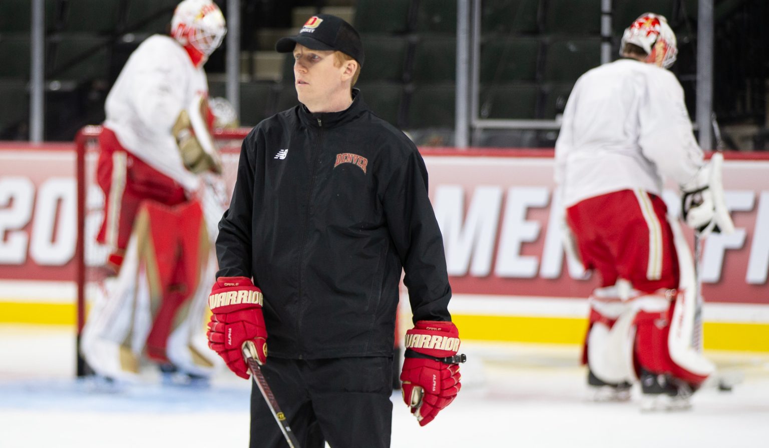 Photos: Frozen Four Teams Practice In St. Paul - College Hockey 